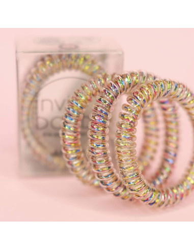 Invisibobble SLIM Hada de Vanity - Paquete de 3 Lazos para Cabello