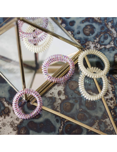 Invisibobble SLIM Hada de Vanity - Paquete de 3 Lazos para Cabello