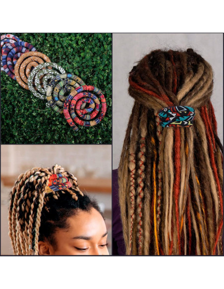 Cinta para Dreadlocks con Cierre Espiral Medianoche - Unisex