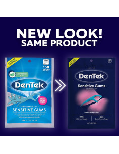 Encendedores de Hilo DenTek Comfort Clean para Encías Sensibles - 3 Paquetes de 150 Unidades 2