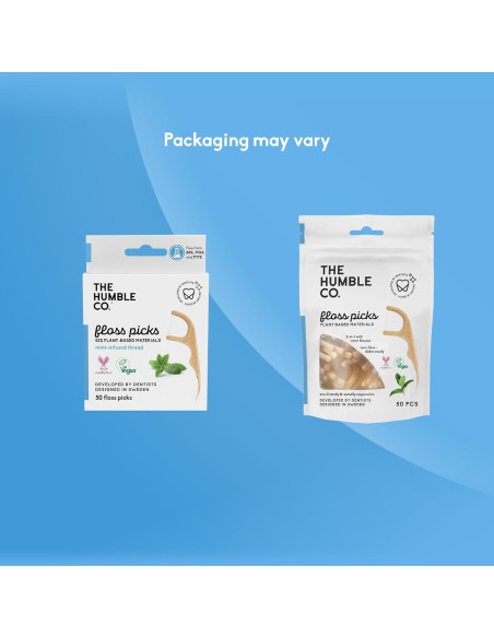 Palillos de Hilo Dental The Humble Co. Menta 200 Unidades Palillos de Hilo Dental The Humble Co. Menta 200 Unidades