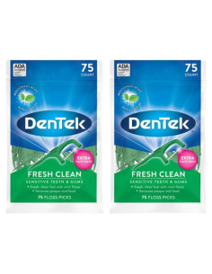 Palillos de Hilo Dental DenTek Fresh Clean 75 Unidades