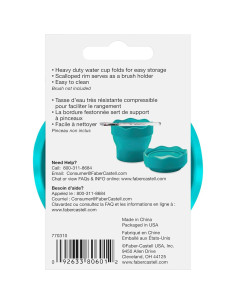 Taza de Agua Plegable Faber-Castell 350ml para Pintura 2