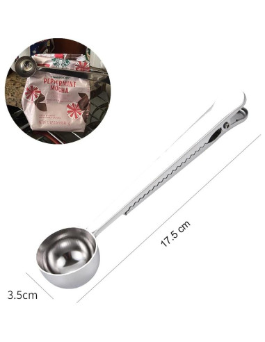 Cuchara Medidora Clip Acero Inoxidable LANSKYWARE 15ml