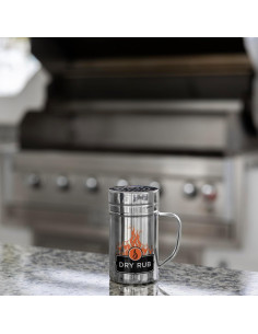 Shaker de Especias Acero Inoxidable Outset 368g Tapa Hermética 2