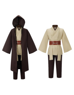 Disfraz de Caballero Completo para Halloween - Túnica con Capucha