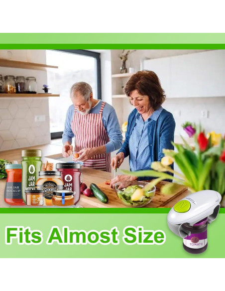 Abridor de Tarros Eléctrico YUNYOUXUAN para Artritis 340g