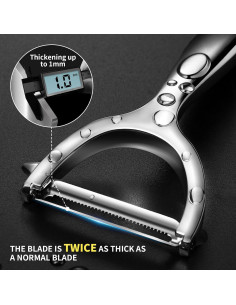 Pelador de Verduras MAD SHARK Acero Inoxidable Ultra Afilado 2