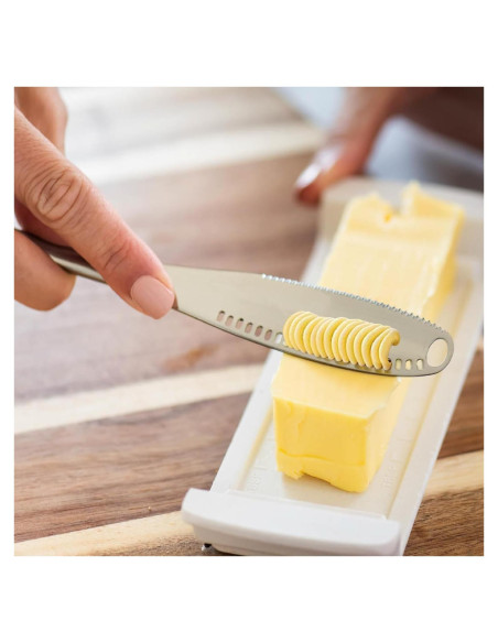Cuchillo de Mantequilla Fría Houseify LISTO MANTEQUILLA 3-en-1