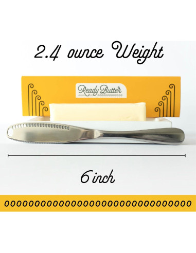 Cuchillo de Mantequilla Fría Houseify LISTO MANTEQUILLA 3-en-1