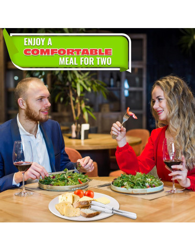 Cuchillo para Mantequilla DIMROM 2 Piezas Acero Inoxidable 20.8 cm