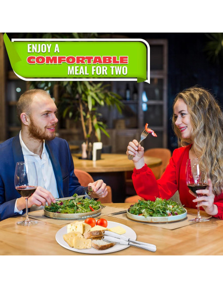 Cuchillo para Mantequilla DIMROM 2 Piezas Acero Inoxidable 20.8 cm