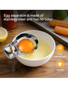 Separador de Huevos Sretanj de Acero Inoxidable Grado Alimenticio 2