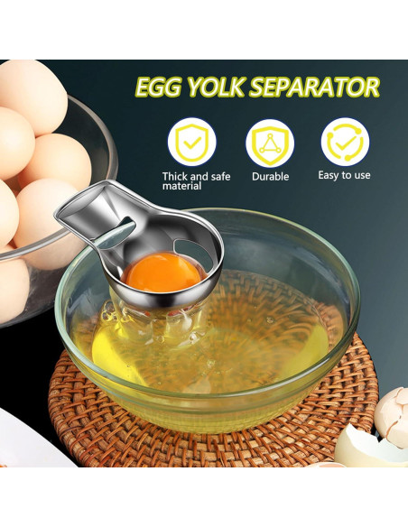 Separador de Yemas de Huevo JIAXIN Acero Inoxidable Grado Alimenticio