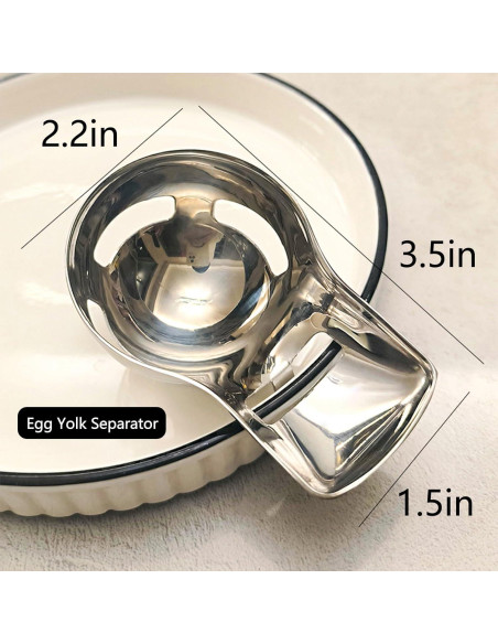 Separador de Yemas de Huevo JIAXIN Acero Inoxidable Grado Alimenticio