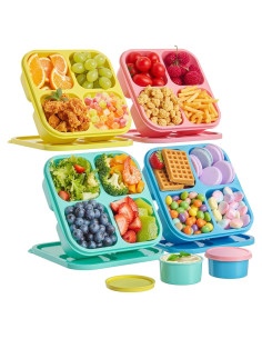 Juego de 4 Contenedores para Snacks Canfanni 473 ml BPA Free