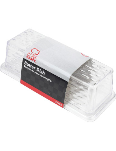 Plato de Mantequilla de Plástico Chef Craft 17.78 cm