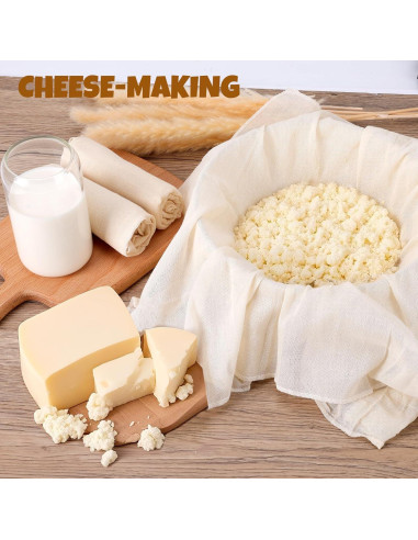 30 Paños de Queso FUMILE de Algodón Orgánico 50.8x50.8 cm