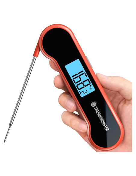 Termómetro Digital de Carne ThermoMonster Rojo 0.5s Preciso