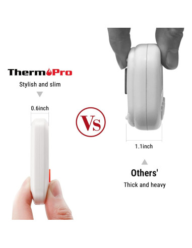 Temporizador Digital ThermoPro TM03 - 2 Paquetes, Alarma Ajustable