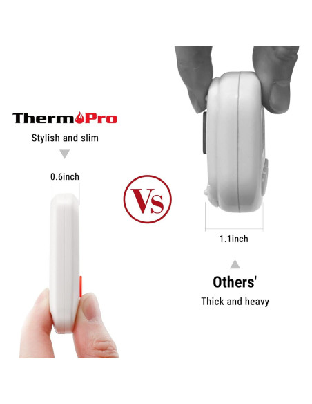 Temporizador Digital ThermoPro TM03 - 2 Paquetes, Alarma Ajustable