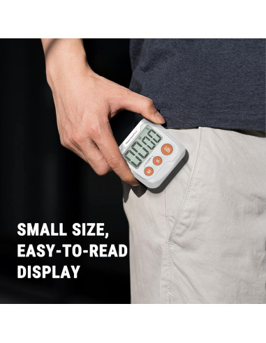 Temporizador Digital ThermoPro TM03 - 2 Paquetes, Alarma Ajustable