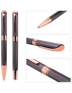 Juego de bolígrafos SHALORY de metal con recargas extra 2