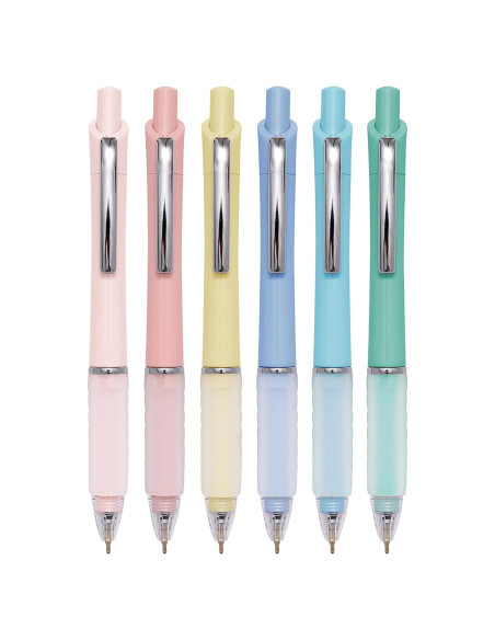 Bolígrafos Aisibeiger Tinta Negra 1.0mm Antideslizante (6 Pzs)