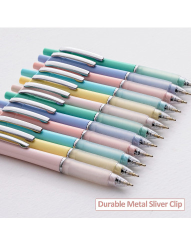 Bolígrafos Aisibeiger Tinta Negra 1.0mm Antideslizante (6 Pzs)