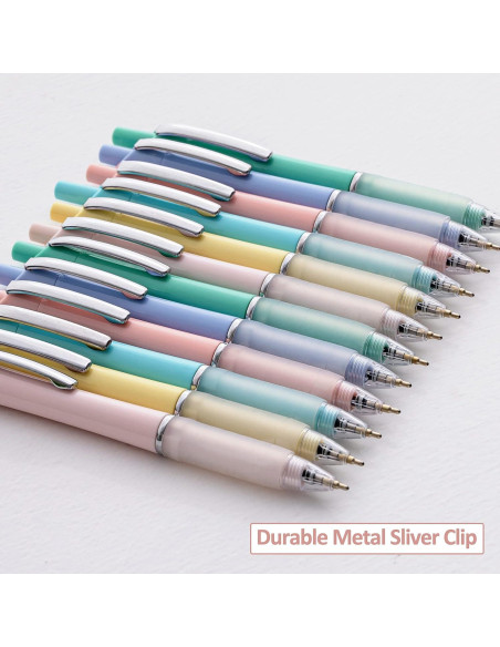 Bolígrafos Aisibeiger Tinta Negra 1.0mm Antideslizante (6 Pzs)