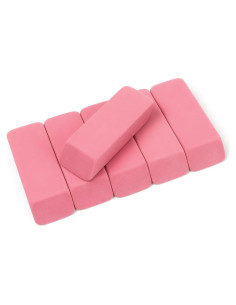 Borradores Tamaki Rosados para Lápiz - Paquete de 6