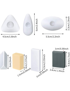 Juego de 10 Borradores Artísticos Outus - Espuma y Amasados 2