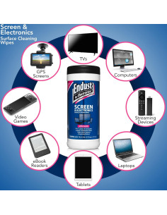 Toallitas de Limpieza Endust para Electrónicos 70 Unidades 2