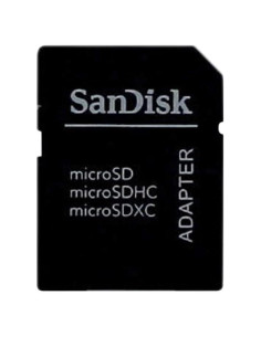 Adaptador SanDisk MicroSD a SD con protección contra escritura