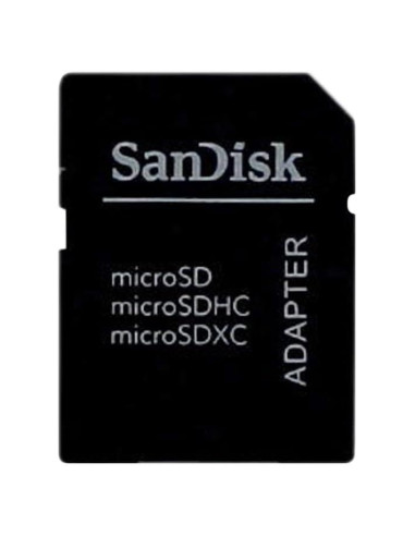 Adaptador SanDisk MicroSD a SD con protección contra escritura