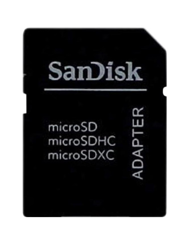 Adaptador SanDisk MicroSD a SD con protección contra escritura