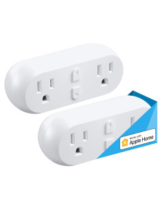 Enchufe Inteligente Doble Meross MSS120BHK 15A Control Voz