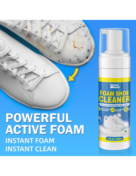 Kit Limpiador de Zapatos TidyBond 191.5 g - Espuma Sin Enjuague