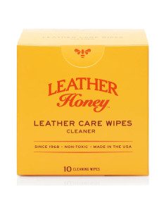 Toallitas Limpiadoras de Cuero Leather Honey - 10 Unidades