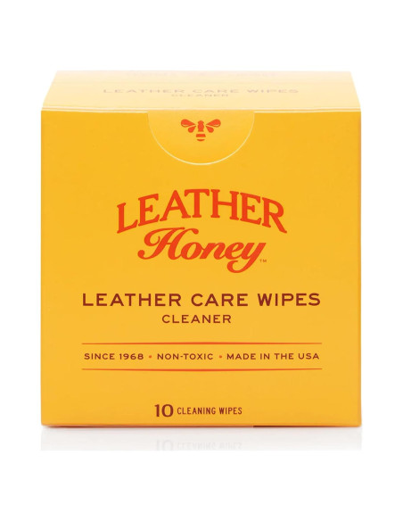 Toallitas Limpiadoras de Cuero Leather Honey - 10 Unidades Toallitas Limpiadoras de Cuero Leather Honey - 10 Unidades