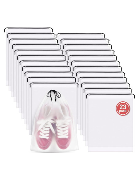Paquete de 23 Bolsas Impermeables para Zapatos Inggix 30x40cm