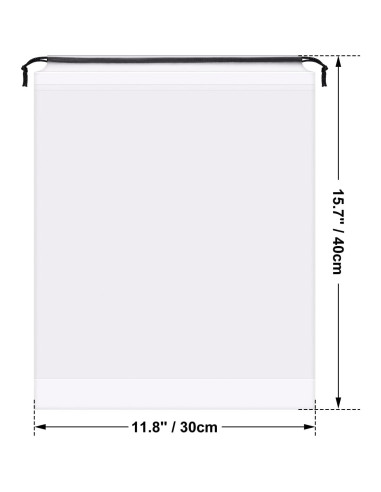 Paquete de 23 Bolsas Impermeables para Zapatos Inggix 30x40cm