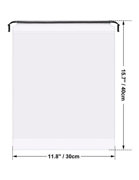 Paquete de 23 Bolsas Impermeables para Zapatos Inggix 30x40cm