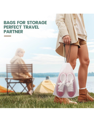 Paquete de 23 Bolsas Impermeables para Zapatos Inggix 30x40cm