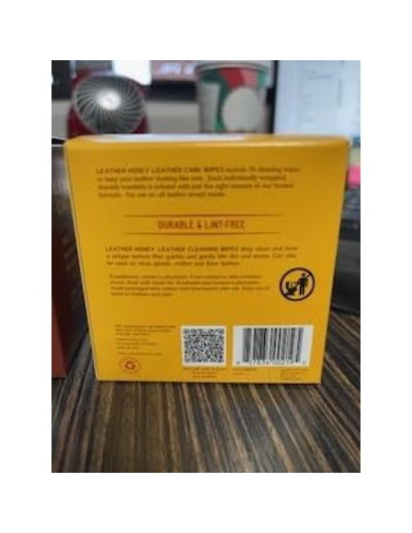 Toallitas Limpiadoras de Cuero Leather Honey - 10 Unidades Toallitas Limpiadoras de Cuero Leather Honey - 10 Unidades