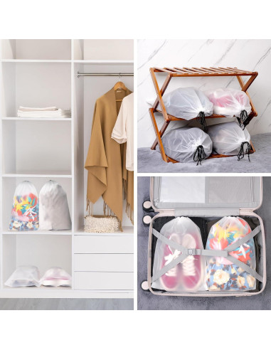 Paquete de 23 Bolsas Impermeables para Zapatos Inggix 30x40cm