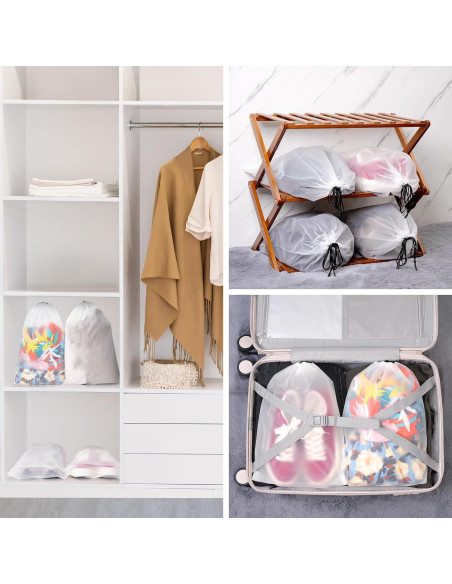Paquete de 23 Bolsas Impermeables para Zapatos Inggix 30x40cm