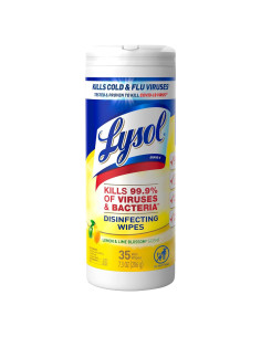 Toallitas Desinfectantes Lysol 35ct Flor de Limón y Lima