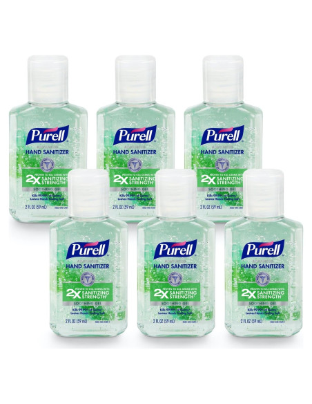 Gel Desinfectante de Manos Avanzado PURELL 6x2 oz Suave