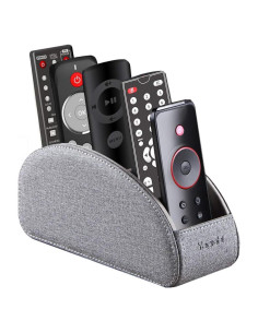 Soporte para Control Remoto YAPISHI 5 Compartimentos Gris
